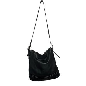 Coach Vintage SoHo Black Leather Convertible Crossbody 90's Y2K Purse